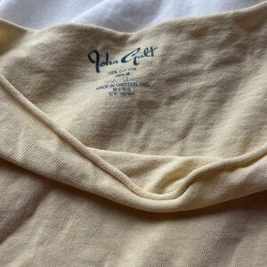 Brandy Melville Butter Yellow Off the shoulder  Crop Top